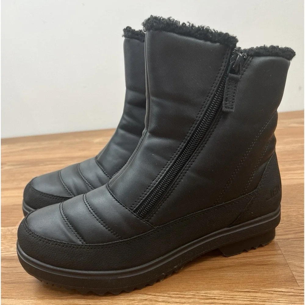 JBU Snowbound Black Winter Boots Women's Size 6.5